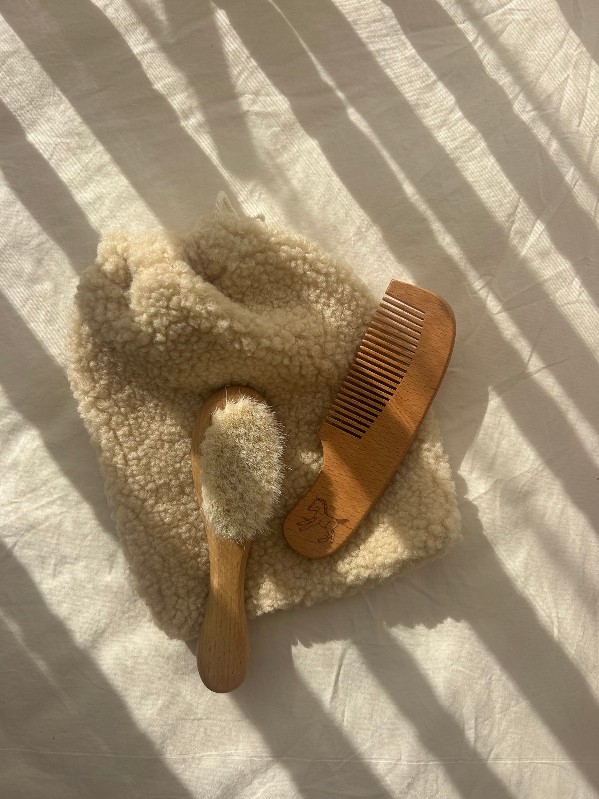 Studley Wooden Brush and Comb Set
