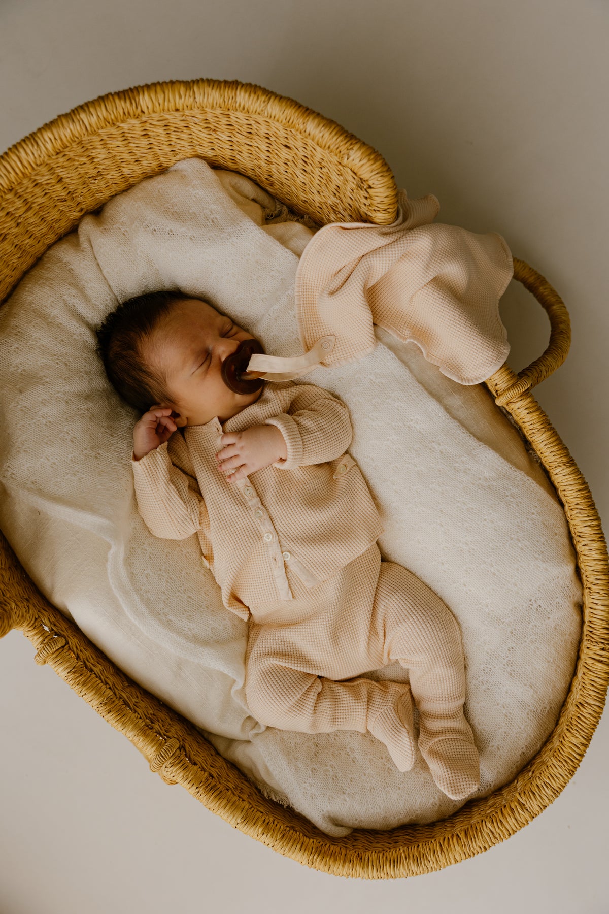 ferne baby Waffle Lovey in Ballet