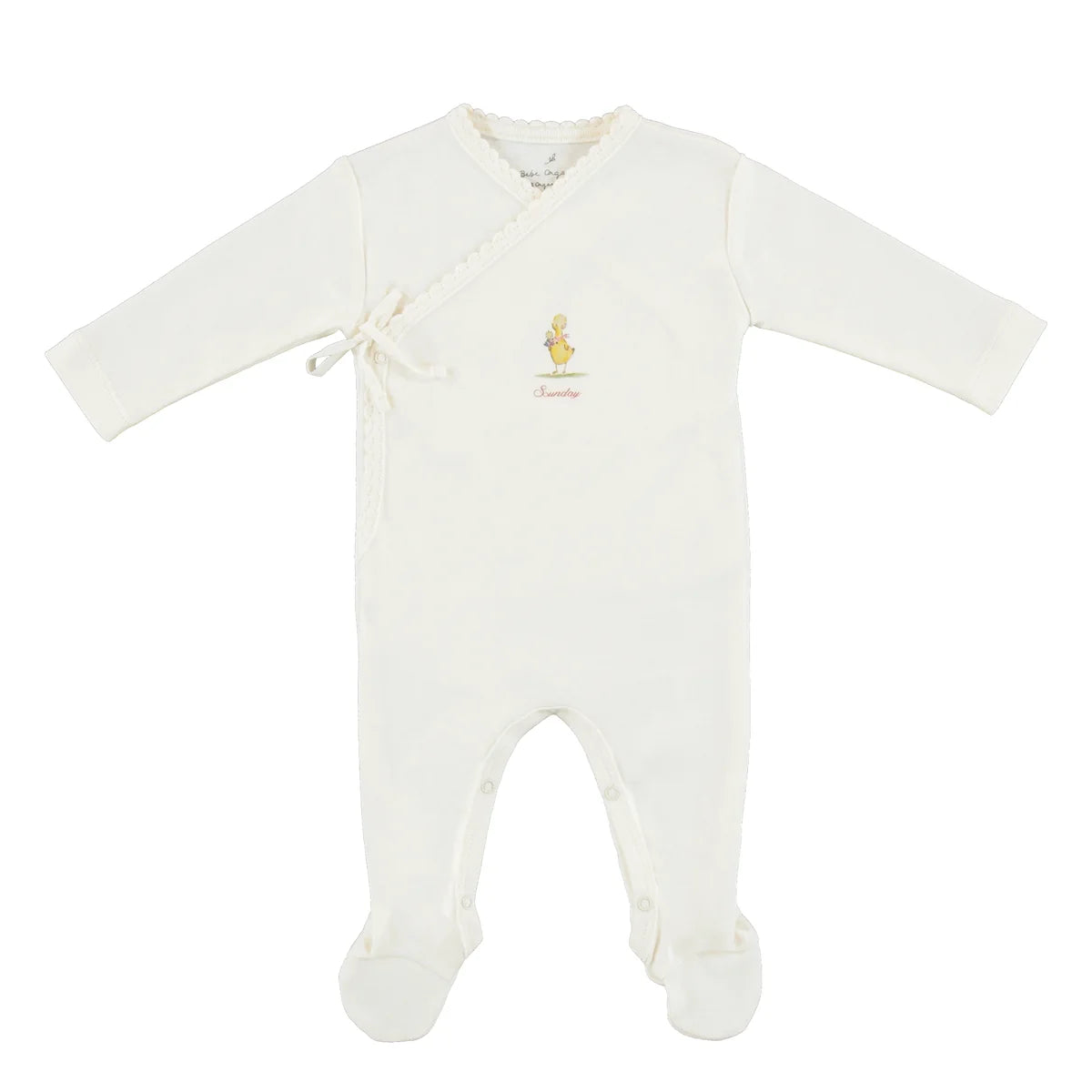 Bebe Organic Bebe Weekdays Wrap Overall Set