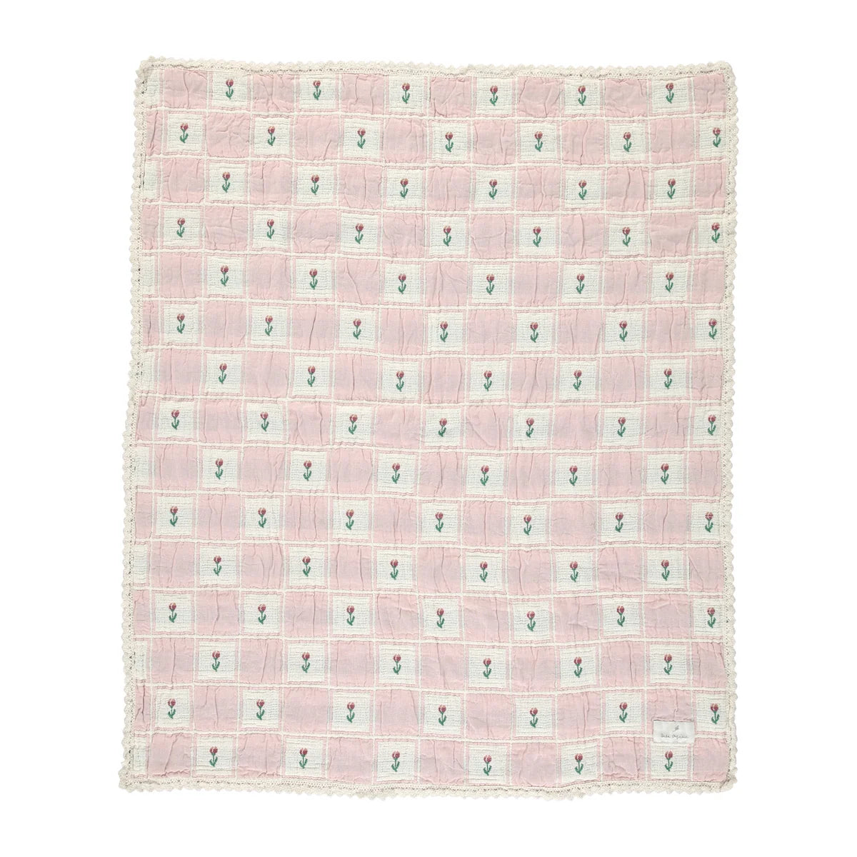 Bebe Organic Mauve Bella Baby Blanket