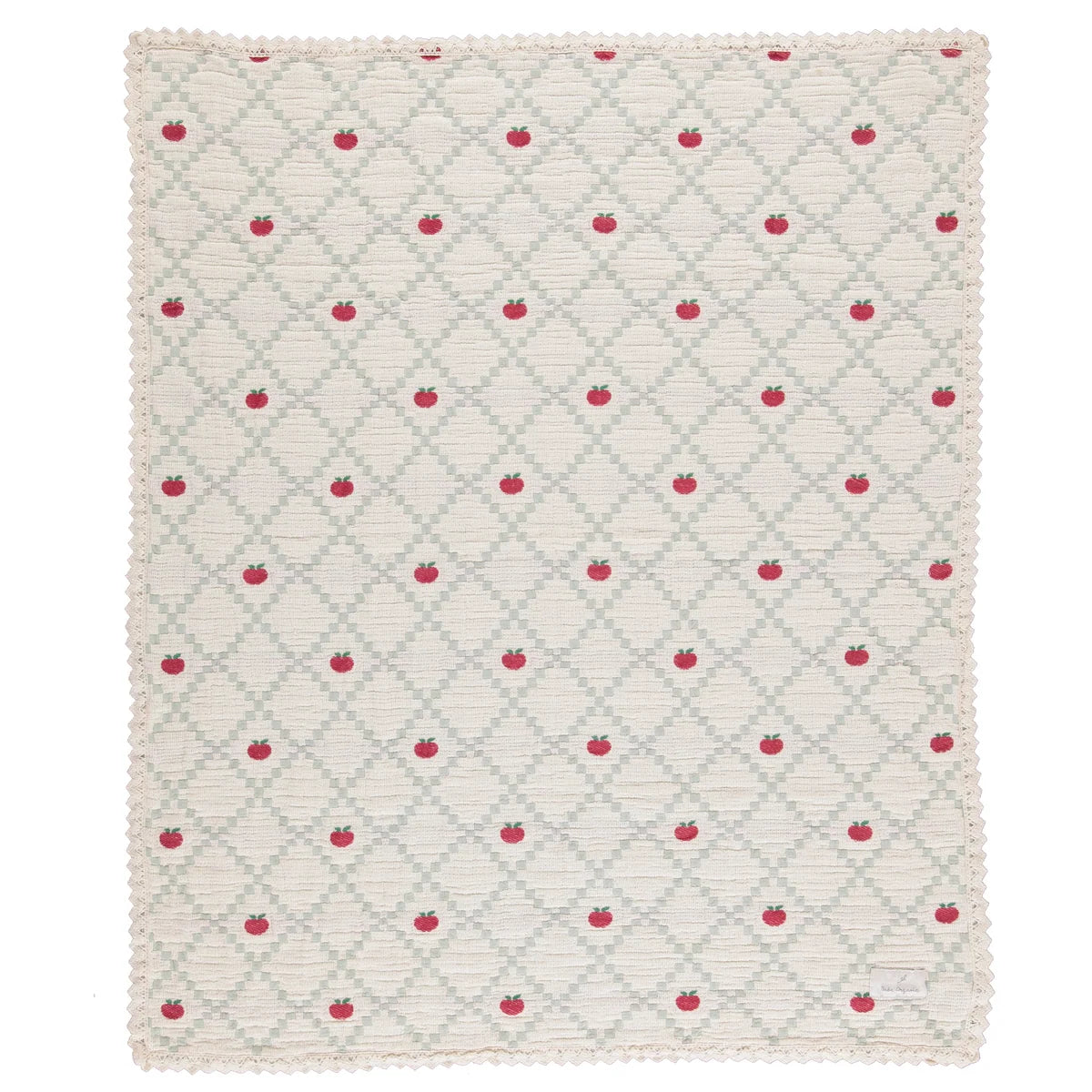 Bebe Organic Apple Patchwork Baby Blanket