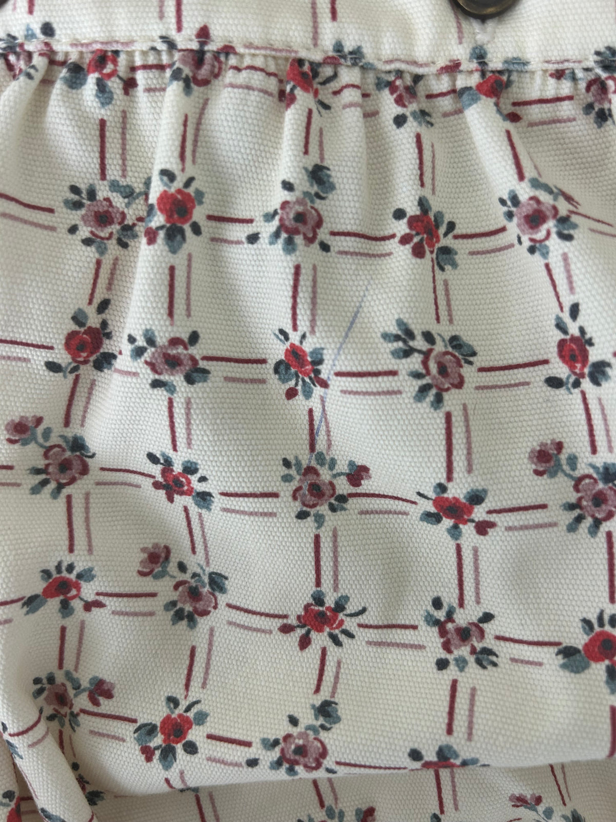 Bebe Organic Lissy Overall - Geometric Roses