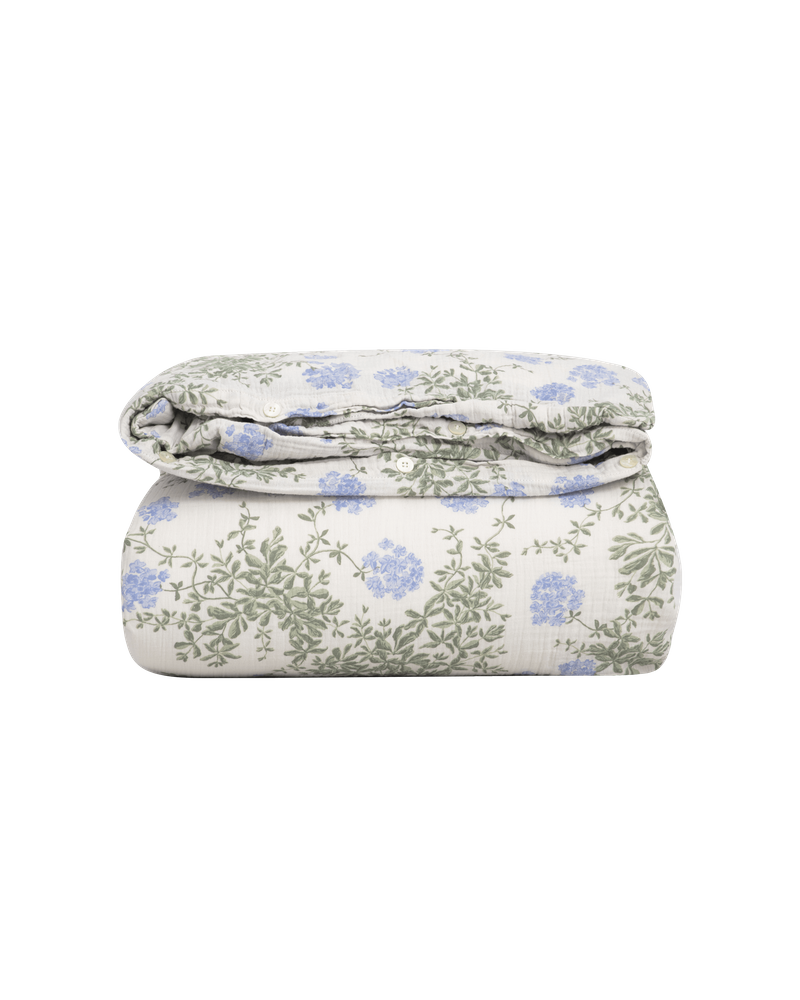 Garbo & Friends Plumbago Double Muslin Duvet Cover