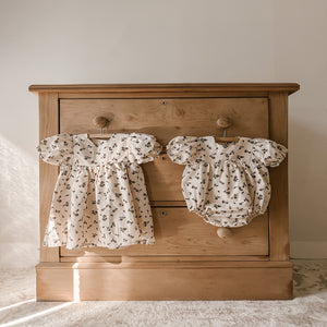 Christmas Floral Peggy Romper PRE ORDER
