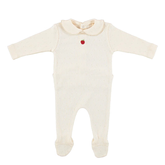 Bebe Organic Apple Collar Overall