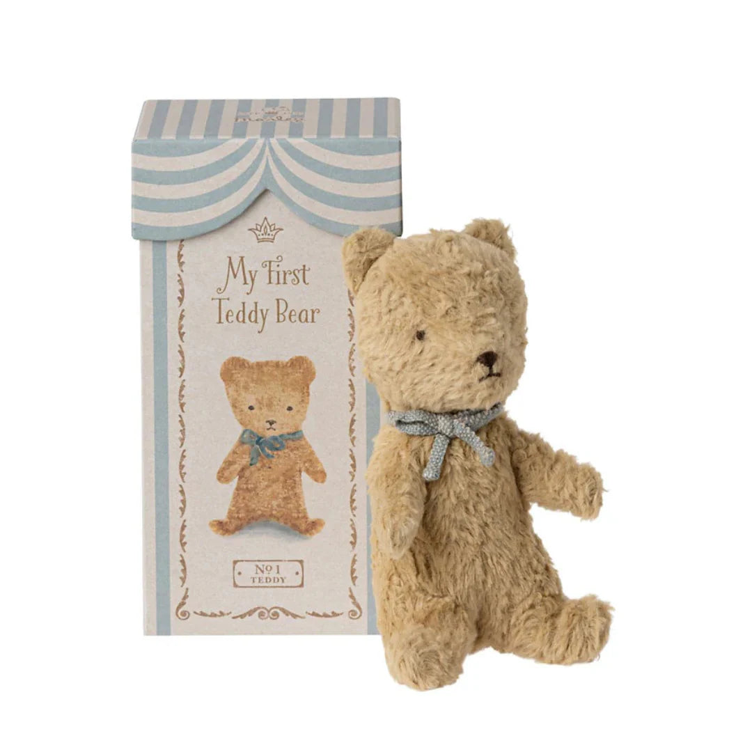 Maileg My First Teddy Sand (Blue)