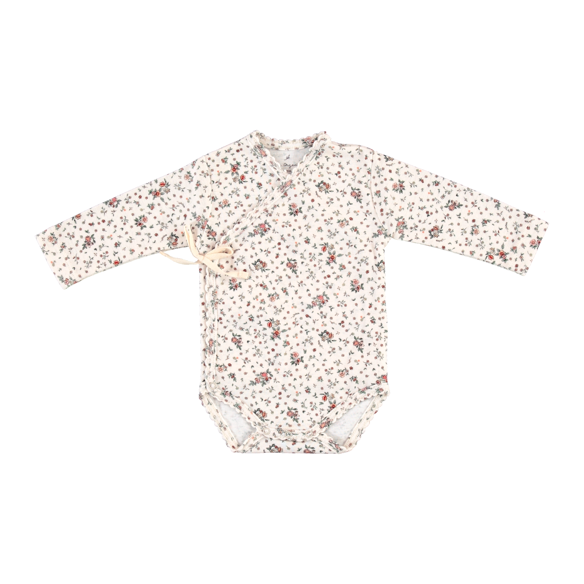 Bebe Organic Blanca Wrap Onesie Fall Prairie