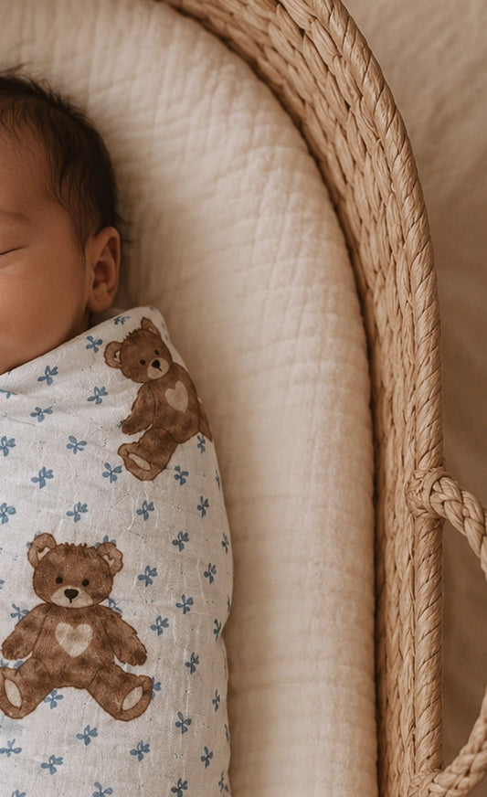 Studley Teddy Bear Picnic Swaddle