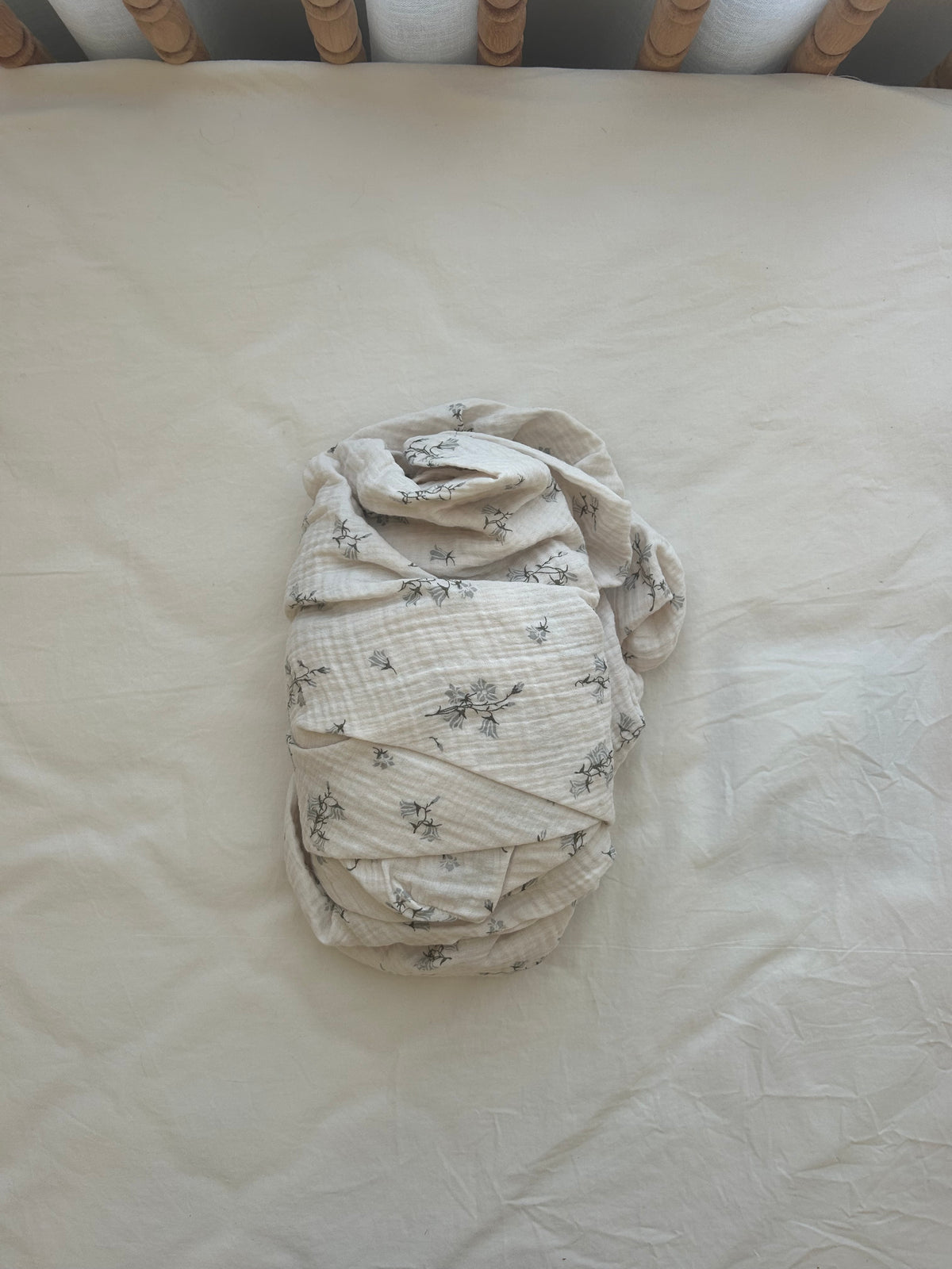 Garbo & Friends Bluebell Fitted Cot Sheet SECOND