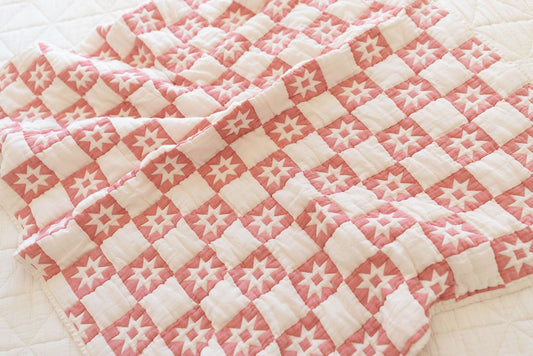 New Grain Homestead Twin Quilt - Ruby