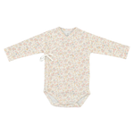 Bebe Organic Iris Wrap Onesie in Blooms