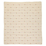 Bebe Organic Rocking Horse Shell Pink Baby Blanket