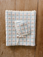 Bebe Organic Zora Padded Floral Baby Blanket