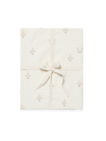 Garbo & Friends La Fraise Seersucker Cot Fitted Sheet