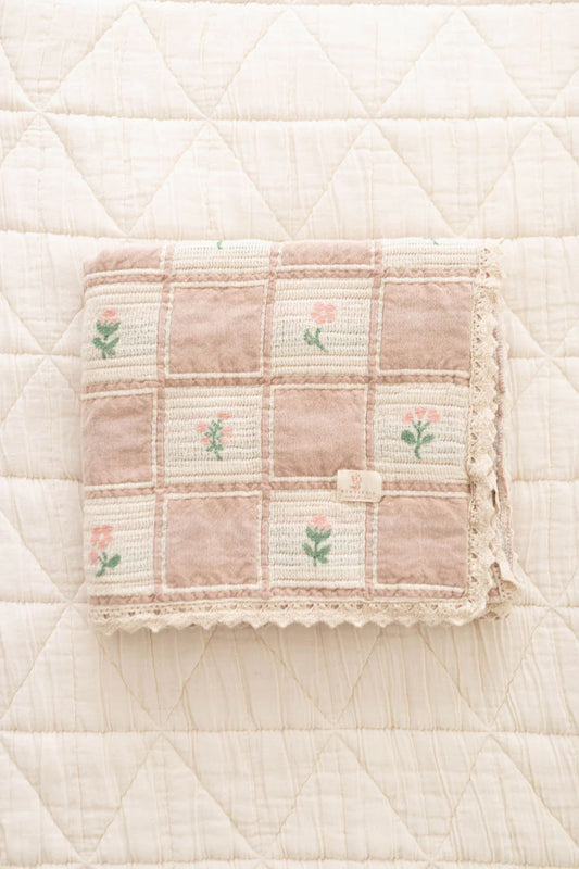 New Grain Patchwork Blanket - Fleur