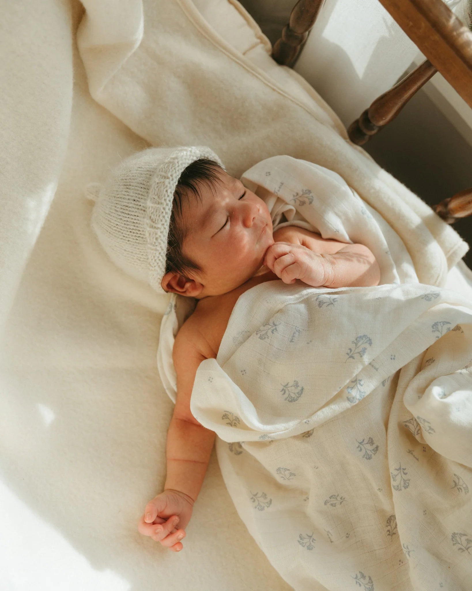 ferne baby Swaddle - Bluet Floral