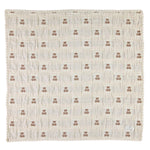 Bebe Organic Teddy Bear Sand Baby Blanket
