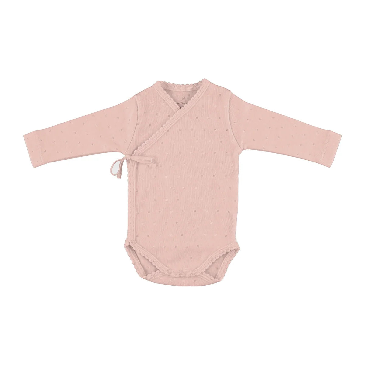 Bebe Organic Pointelle Wrap Onesie AW26