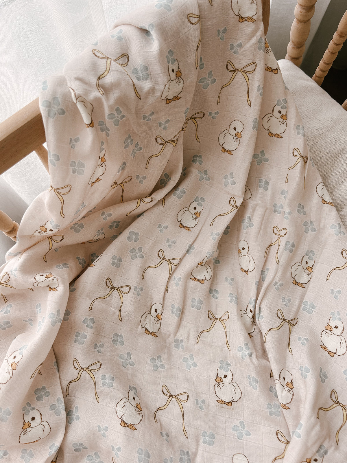 The Name Nest Daisy Duckling Baby Swaddle
