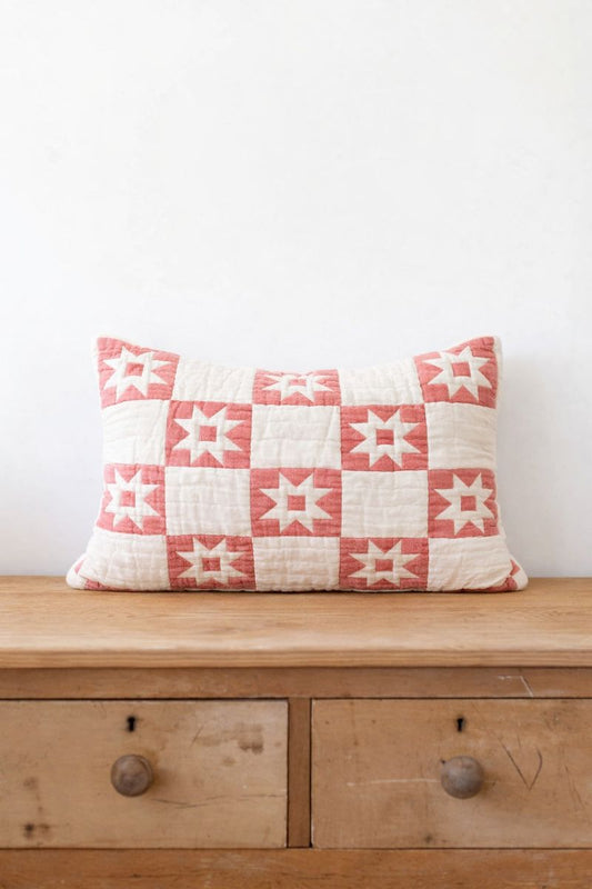 New Grain Homestead Pillow Sham - Ruby