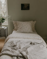Garbo & Friends La Fraise Seersucker Single Duvet Cover