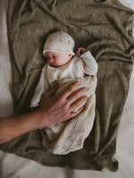 Gooseberry Fool Silk Sudha Swaddle Blanket