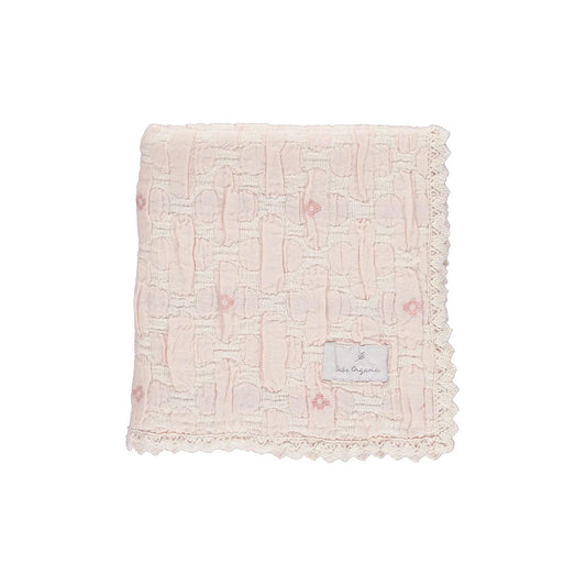Bebe Organic Flower Baby Blanket
