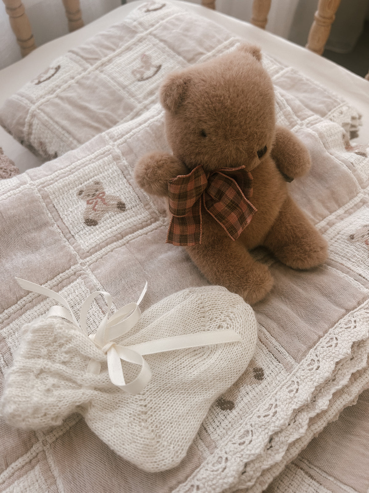 Maileg Teddy Bear Plush Mini Vintage Rose