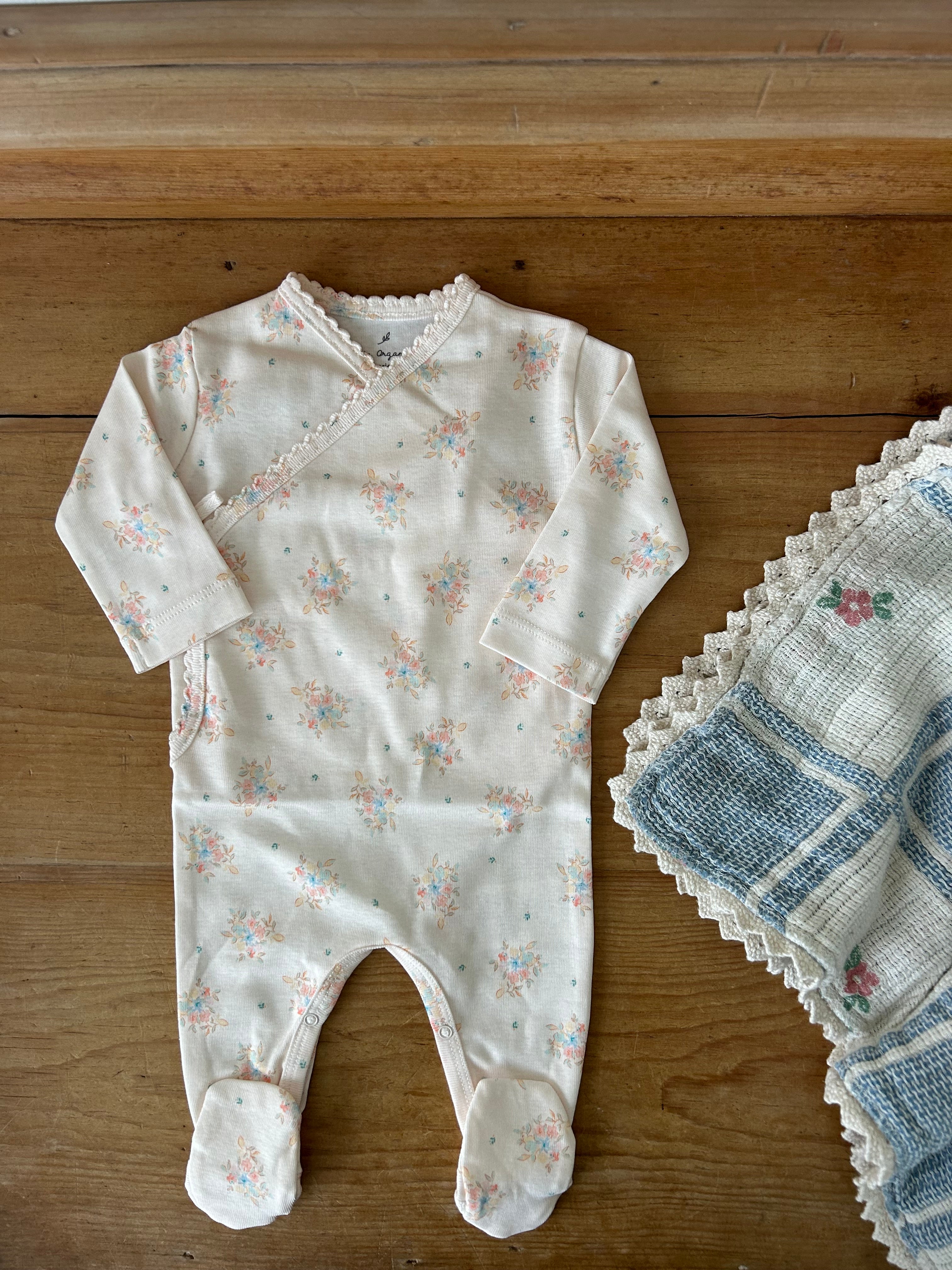 Bebe Organic Marie Wrap Overall