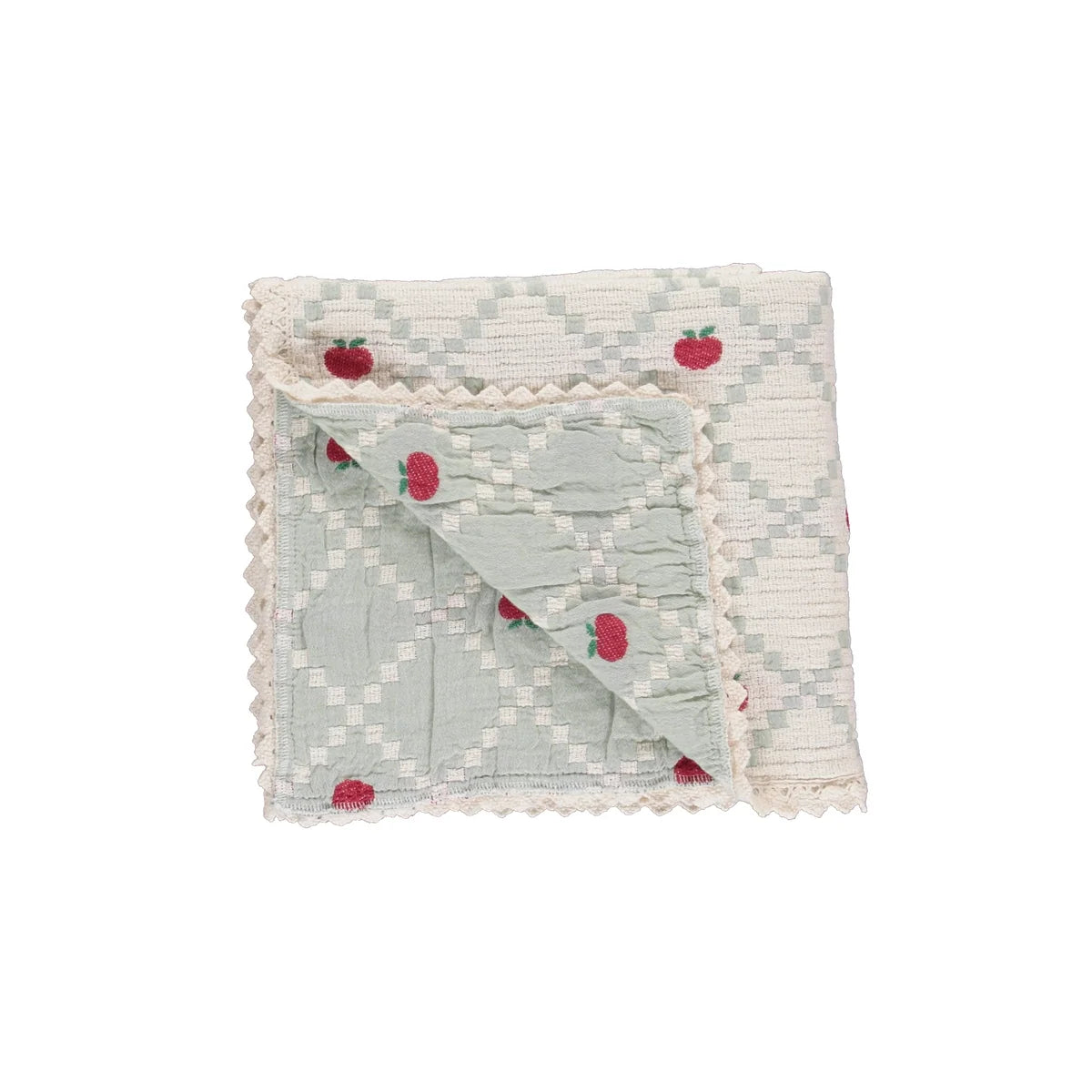 Bebe Organic Apple Patchwork Baby Blanket