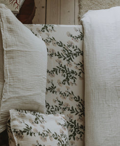 Garbo & Friends Honeysuckle Muslin Double Fitted Sheet