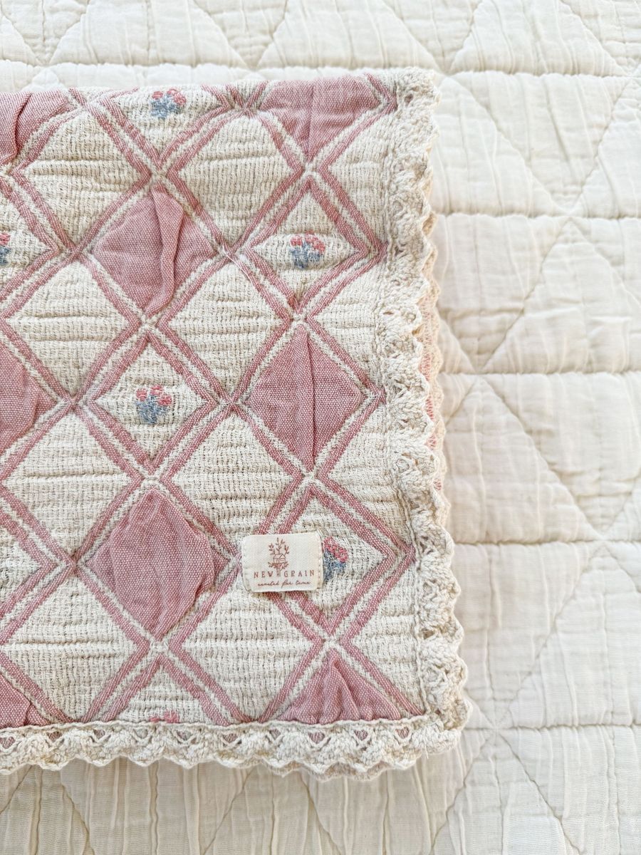 New Grain Patchwork Bouquet Baby Blanket