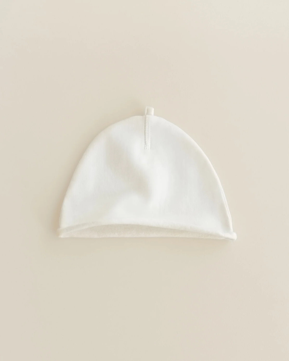 ferne baby Stitched Beanie - Milk