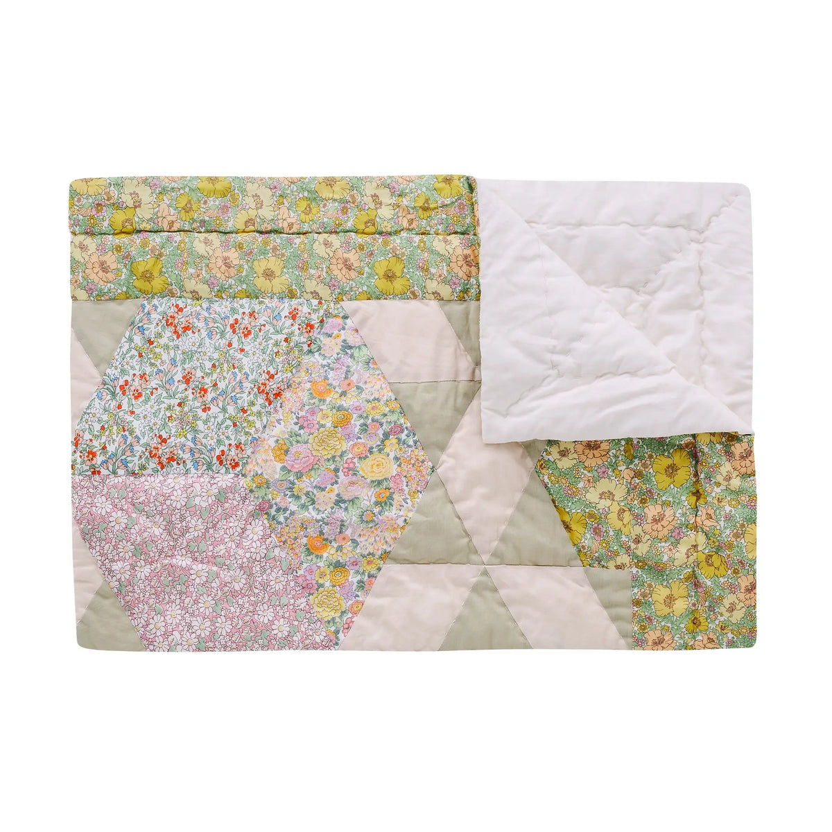 Projektityyny Liberty Fabrics Niityn Laulu Baby Patchwork Quilt