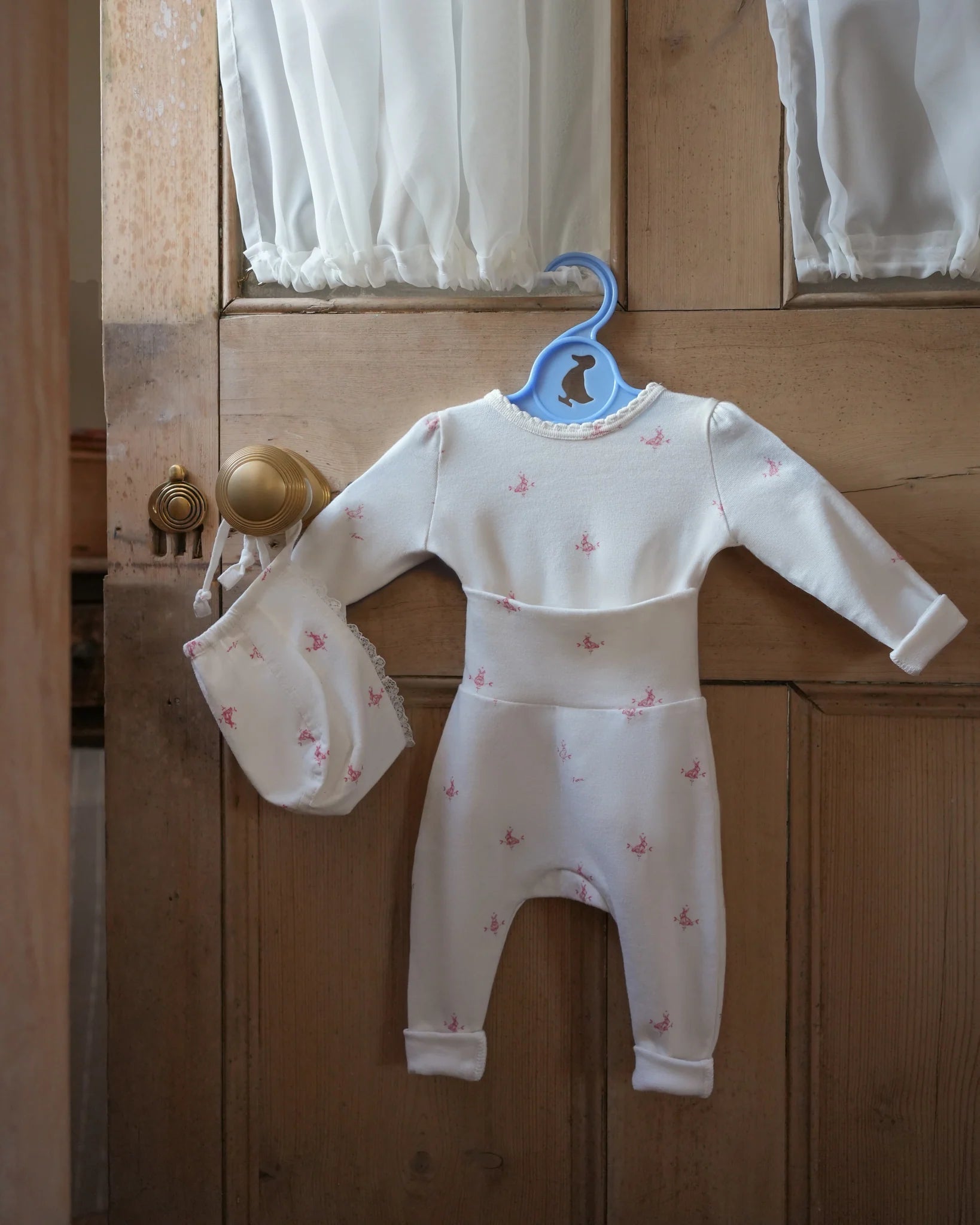 ferne baby Scalloped Set - Folk Bunny