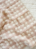 New Grain French Plaid Twin Quilt - Petal