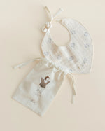 ferne baby Drool Bib - Bluet Floral