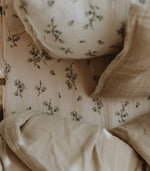 Garbo & Friends Bluebell Muslin Bassinet Fitted Sheet & Changing Mat Cover