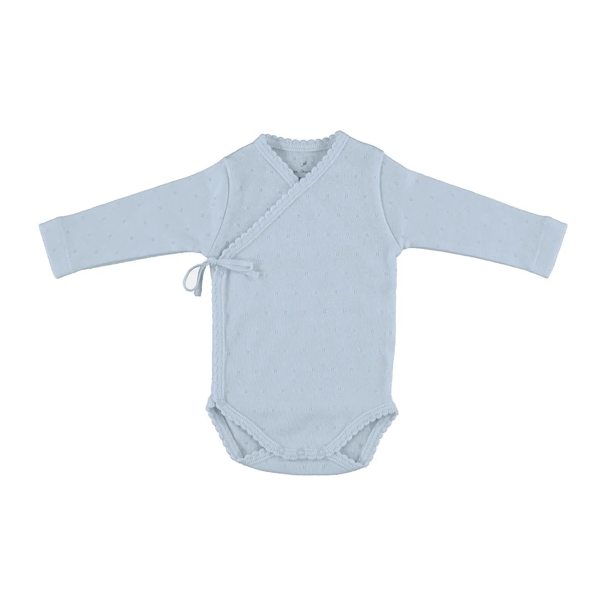 Bebe Organic Pointelle Wrap Onesie AW26