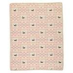 Bebe Organic Swan Rose Patchwork Baby Blanket