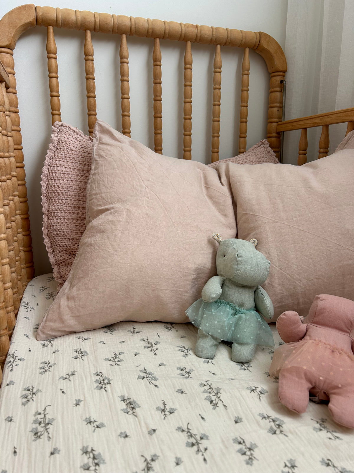 Maileg Safari Friends Hippo with Tutu Small Soft Rose