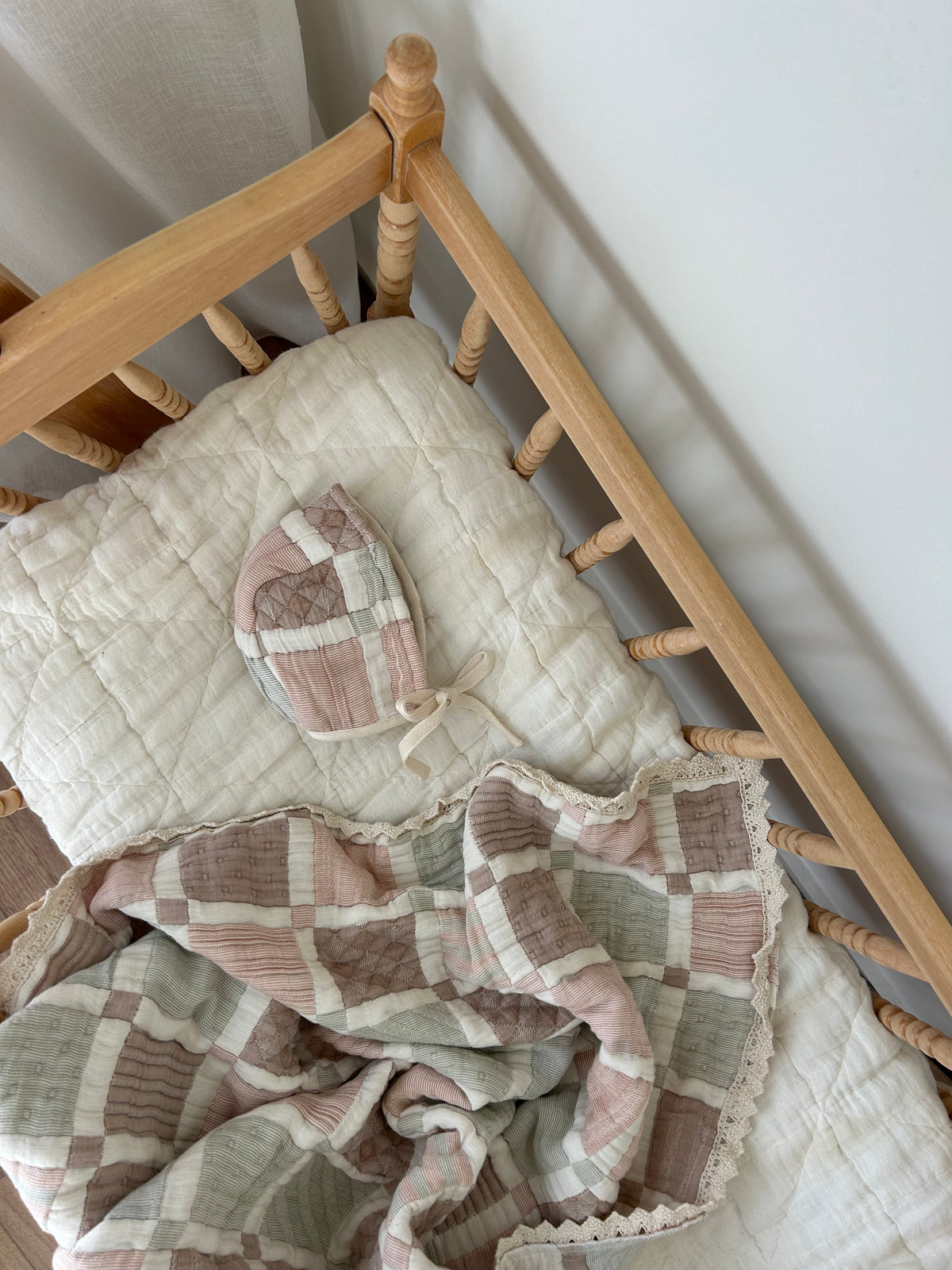 Bebe Organic Mai Bonnet Patchwork