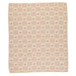 Bebe Organic Mauve Rocking Horse Baby Blanket