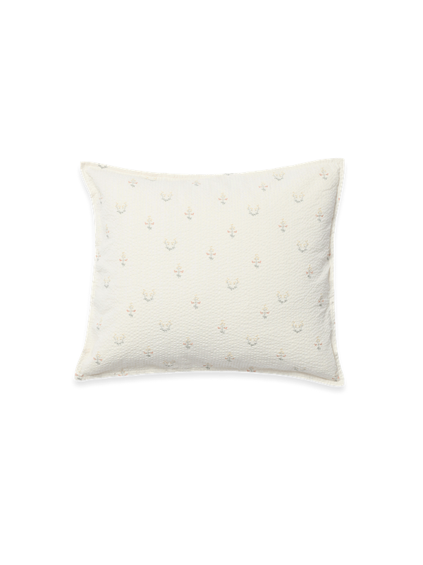 Garbo & Friends La Fraise Seersucker Pillowcase