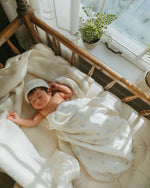 ferne baby Swaddle - Bluet Floral