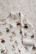 Bencer and Hazelnut Merry Peshal Zipsuit