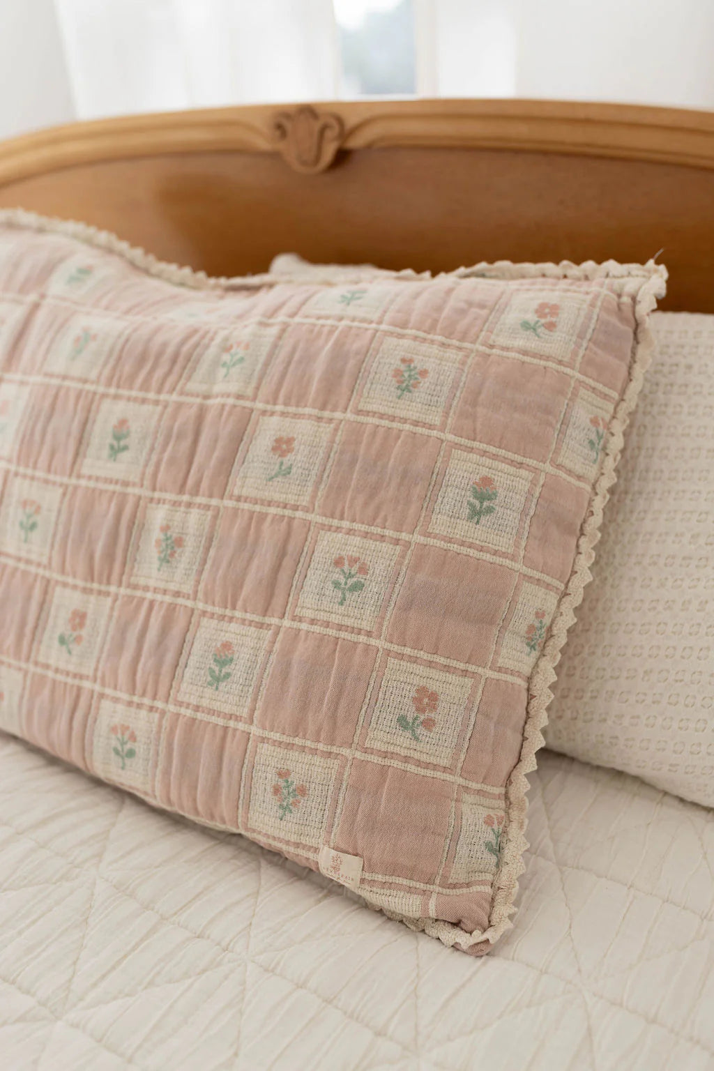 New Grain Patchwork Pillowcase - Fleur
