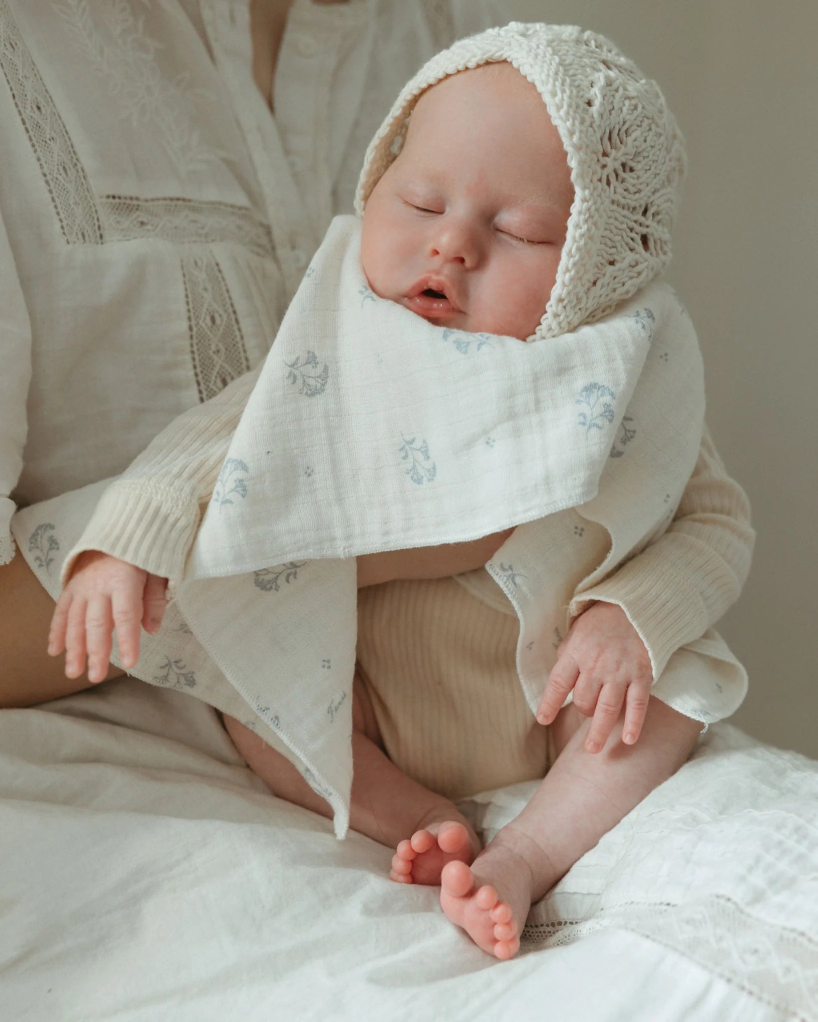 ferne baby Burp Cloth - Bluet (set of two)