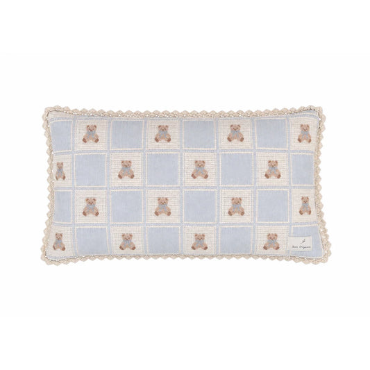 Bebe Organic Teddy Pillowcase - Blue