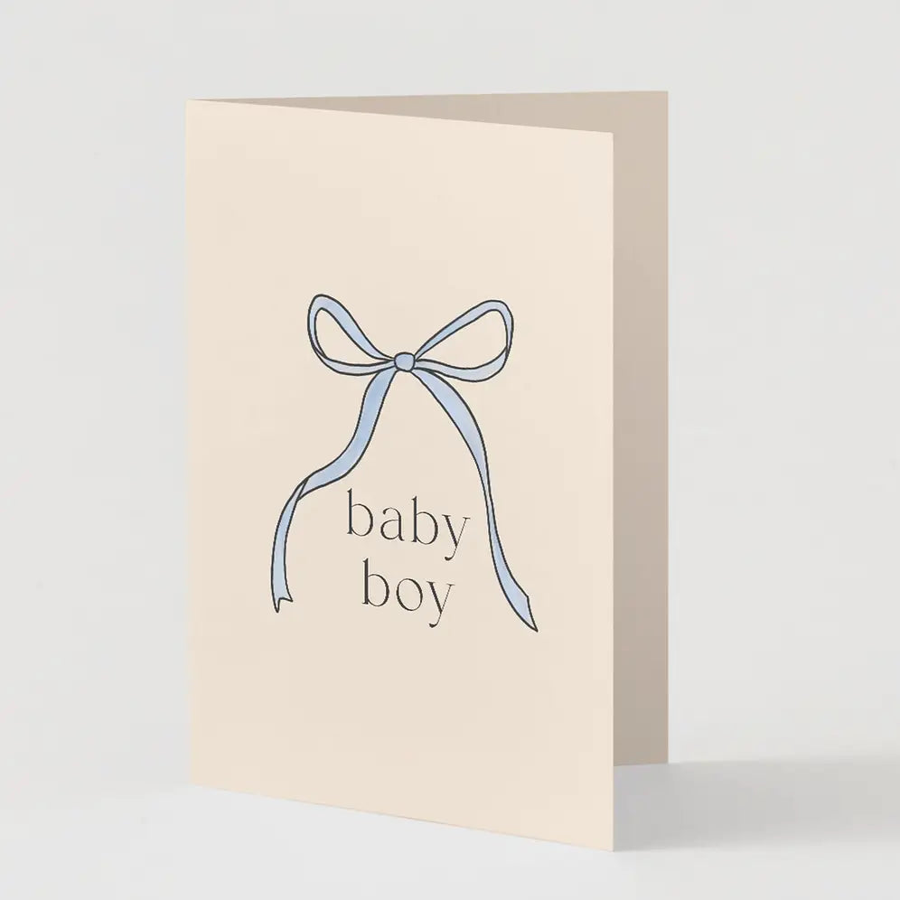 The Name Nest Baby Boy Card